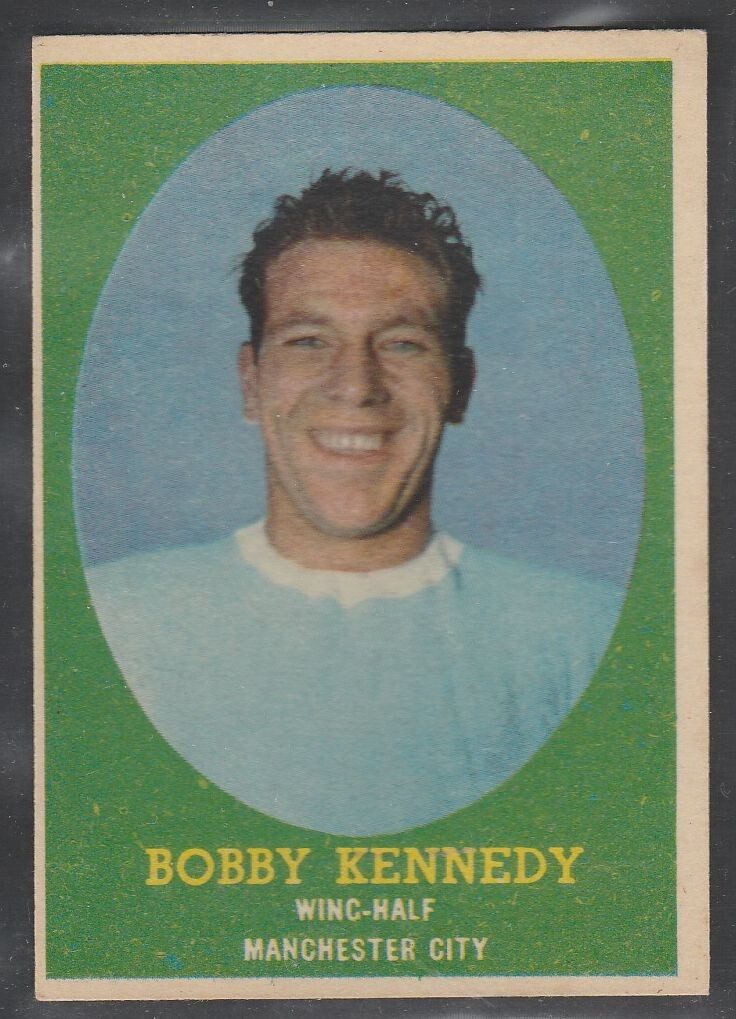 A & B C FOOTBALLERS 1962 (BAZOOKA) BOBBY KENNEDY MANCHESTER CITY LEGEND for sale on Ebay