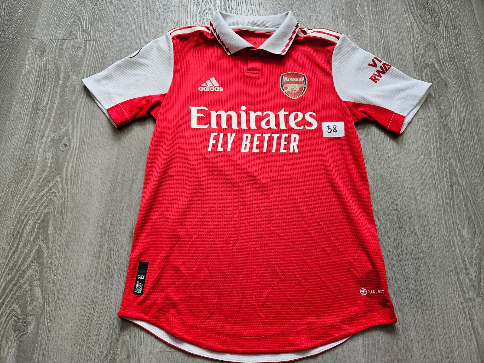 Mens adidas Arsenal G.JESUS #9 Home football shirt 22/23 Size S for sale on Ebay