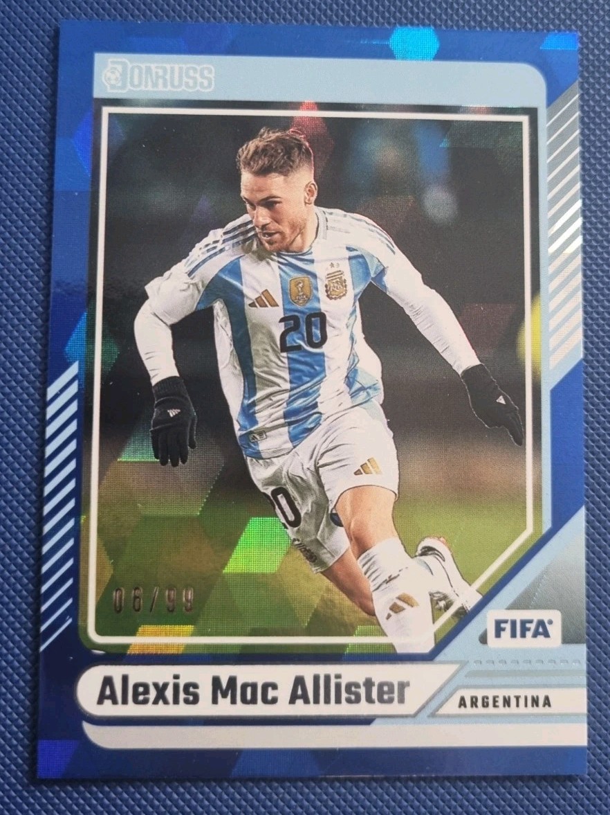 Alexis MacAllister /99 - Argentina/Liverpool - Panini Donruss for sale on Ebay