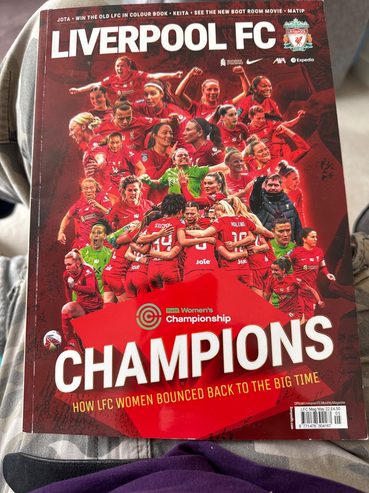 liverpool fc magazine may 2022 for sale on Ebay