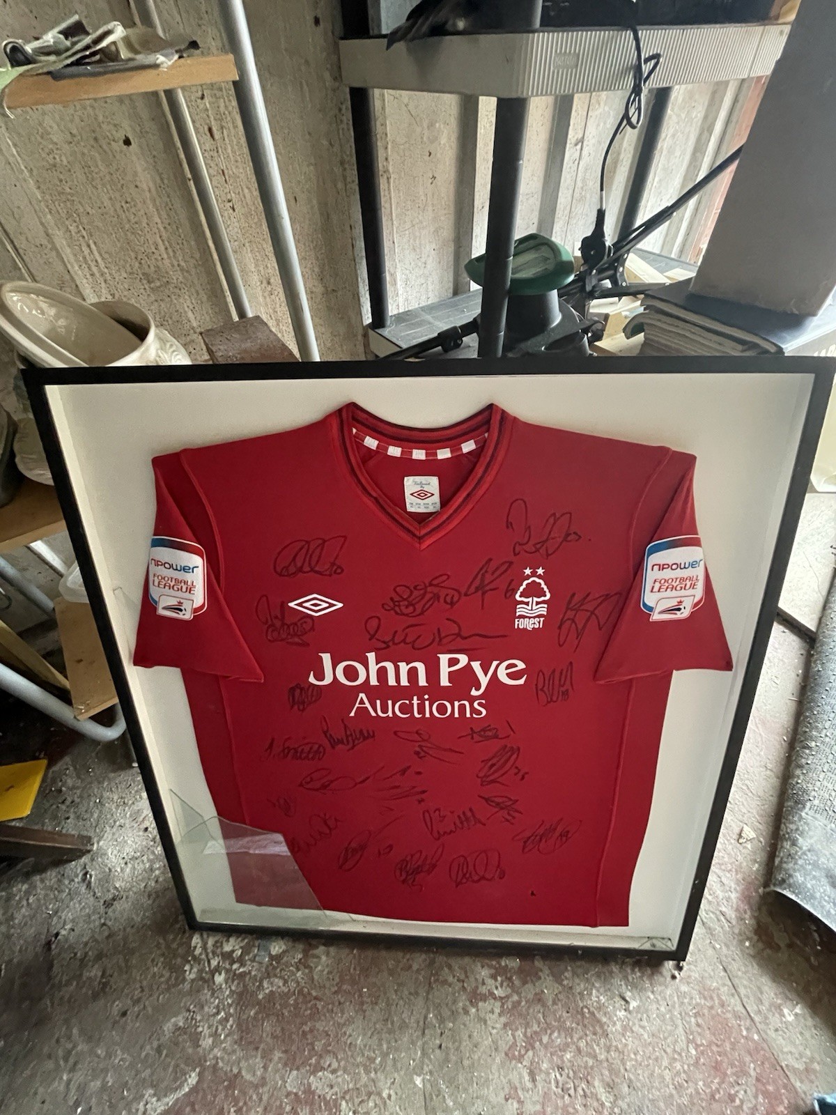 Nottingham Forest Umbro 2012 Home Football Shirt - Red - M - XL - Signed for sale on Ebay