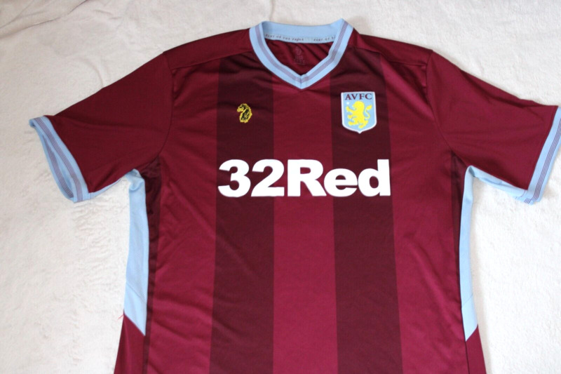 ASTON VILLA FOOTBALL SHIRT HOME 2018/19 LUKE SIZE XLARGE XL MENS MINT CONDITION for sale on Ebay