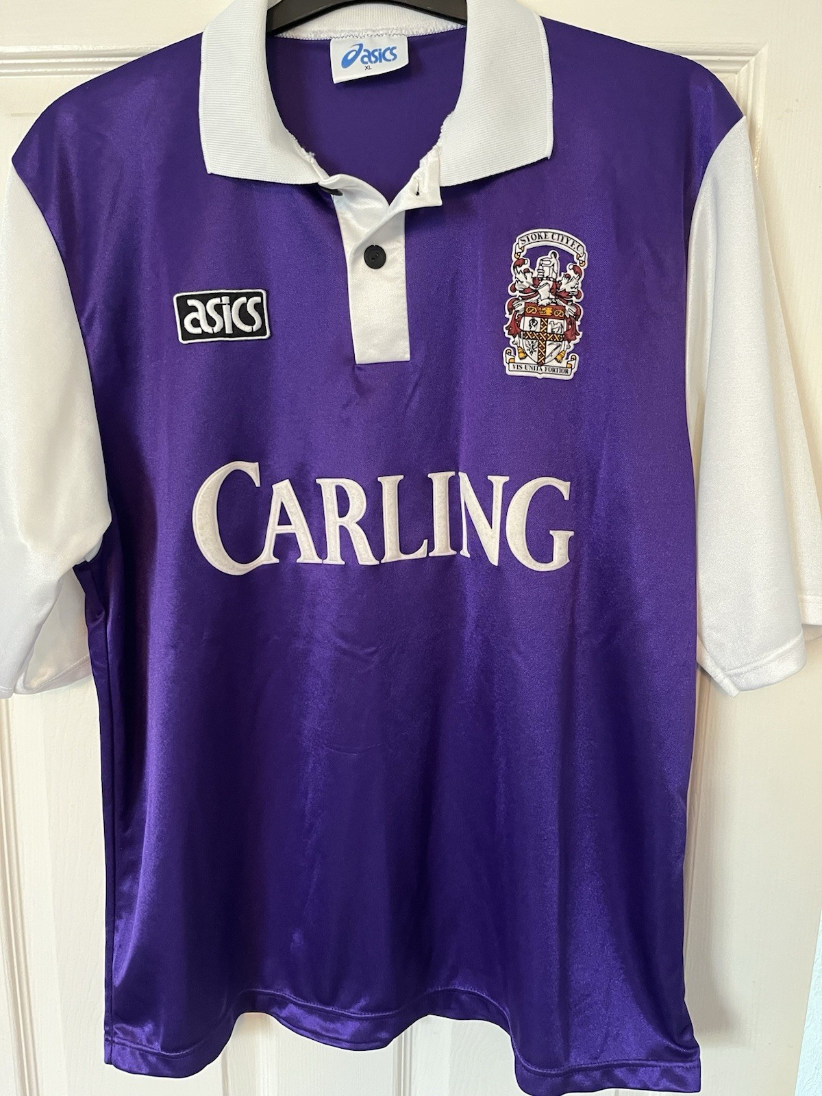 Stoke City Away Shirt 1993-94 Asics Size XL. PLEASE READ DESCRIPTION for sale on Ebay