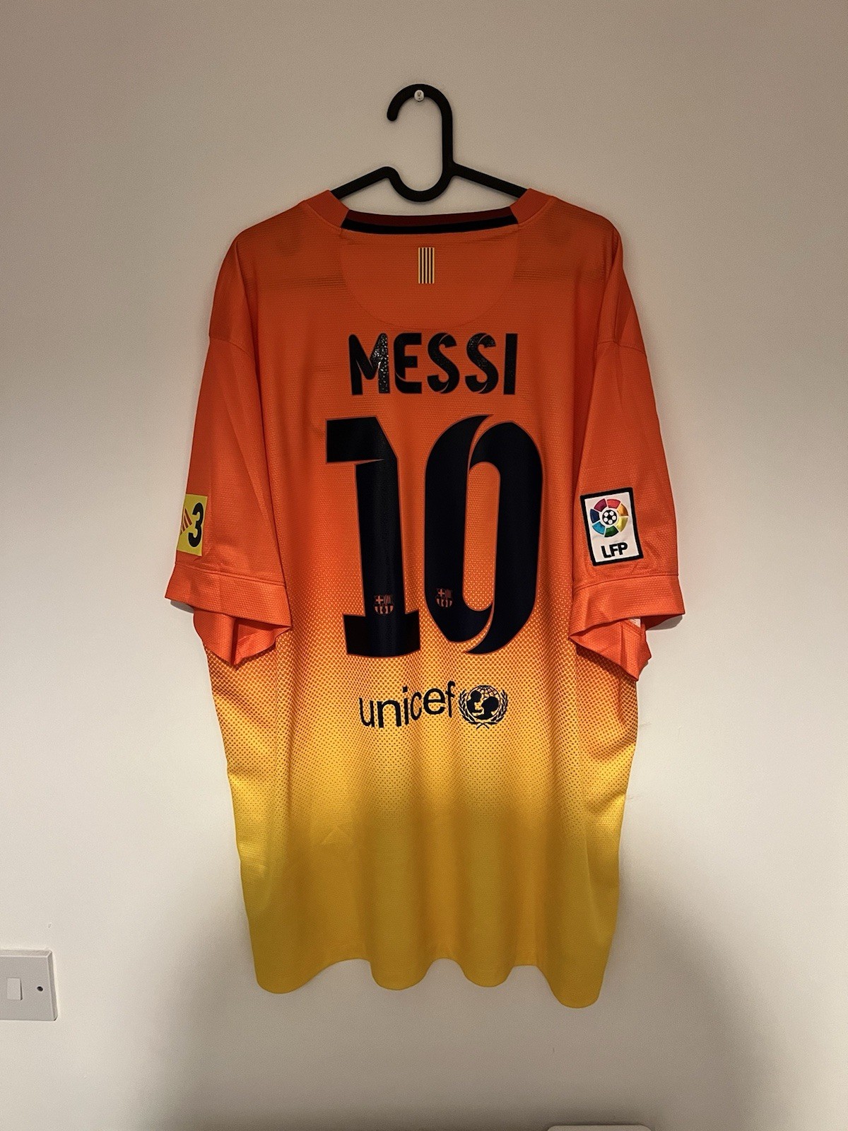 Barcelona 2012/2013 Away Football Shirt, MESSI 10, XXL for sale on Ebay