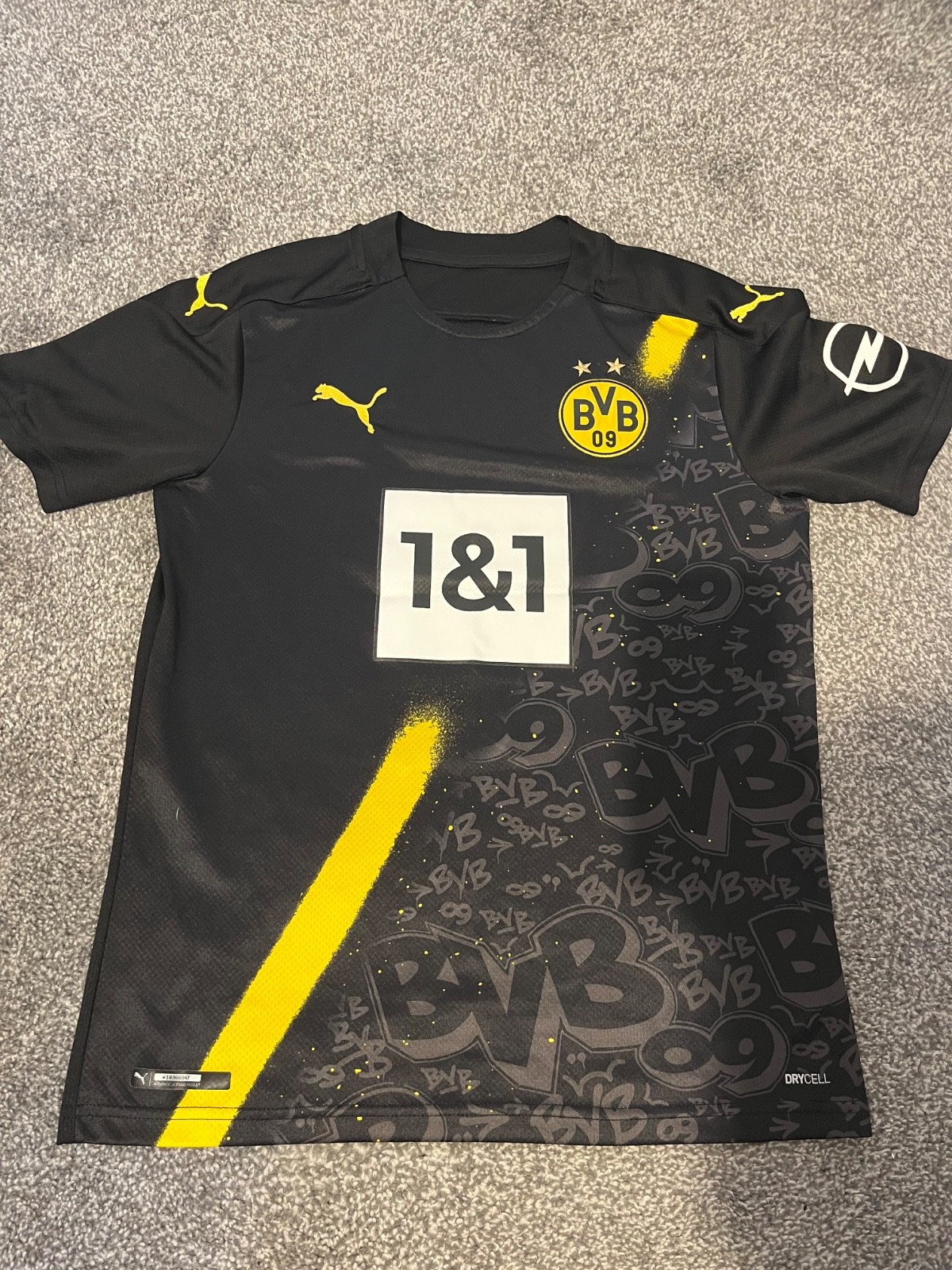 borussia dortmund shirt  away season 2020/21 small, good condition  for sale on Ebay