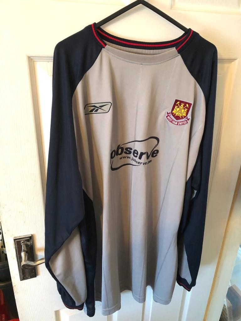 GENUINE REEBOK WEST HAM UTD. AWAY ? FOOTBALL SHIRT XL/46-48 NO No. Excellent for sale on Ebay