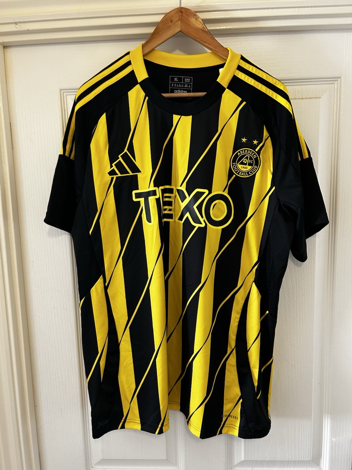 Aberdeen FC 2024/25 Away shirt. XL for sale on Ebay