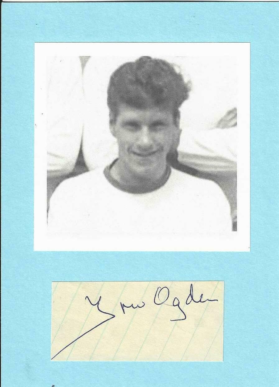 Trevor Ogden - Man C - 1960's - hand signed cutting for sale on Ebay