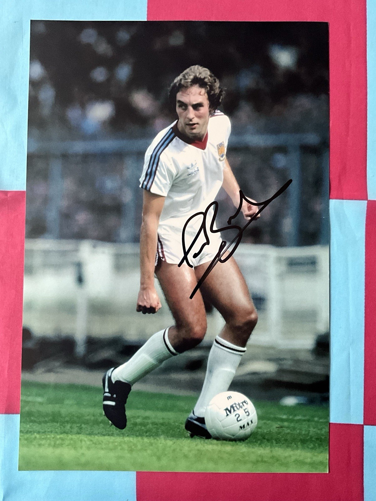 PAUL BRUSH. WEST HAM UTD. SIGNED. 8X12 INCH PHOTO. for sale on Ebay