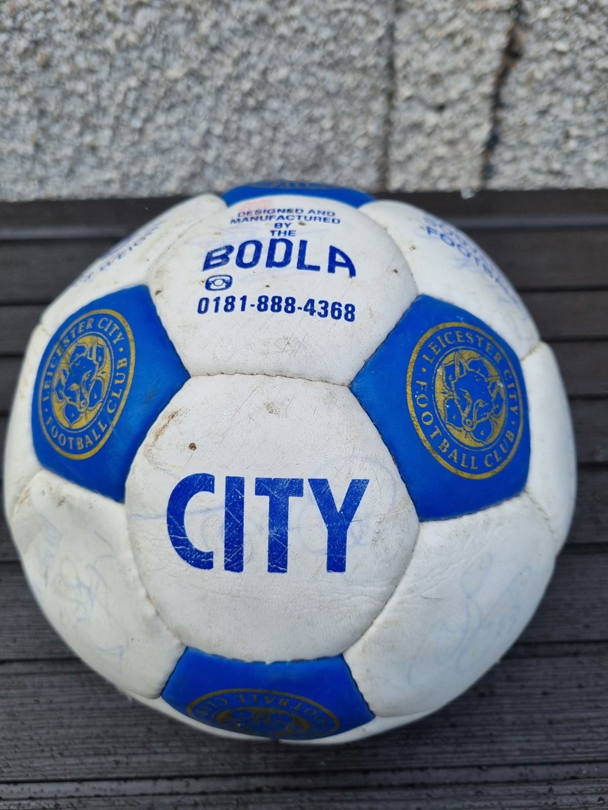 Souvenir Signed Football 1990's Leicester City for sale on Ebay