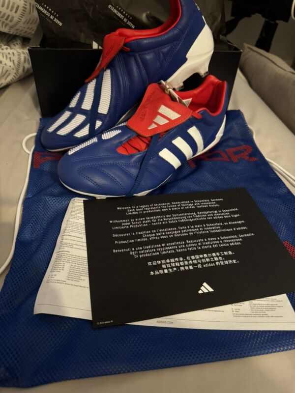 Adidas Predator Mania Football Boots ROYAL BLUE Japan UK 9 *Limited in Prod* for sale on Ebay