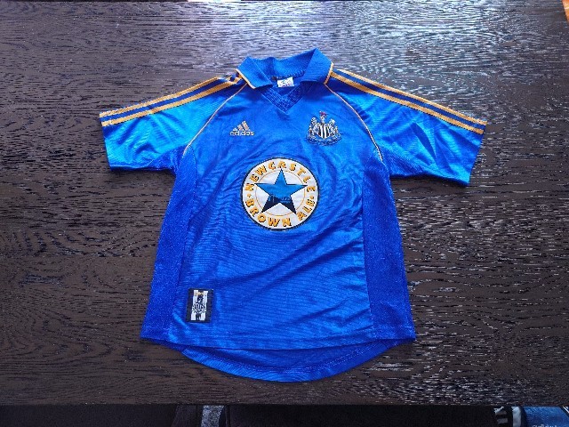 Genuine Newcastle Away Shirt (1998/1999) Size Youth Boys | Rob Lee No: 7  for sale on Ebay