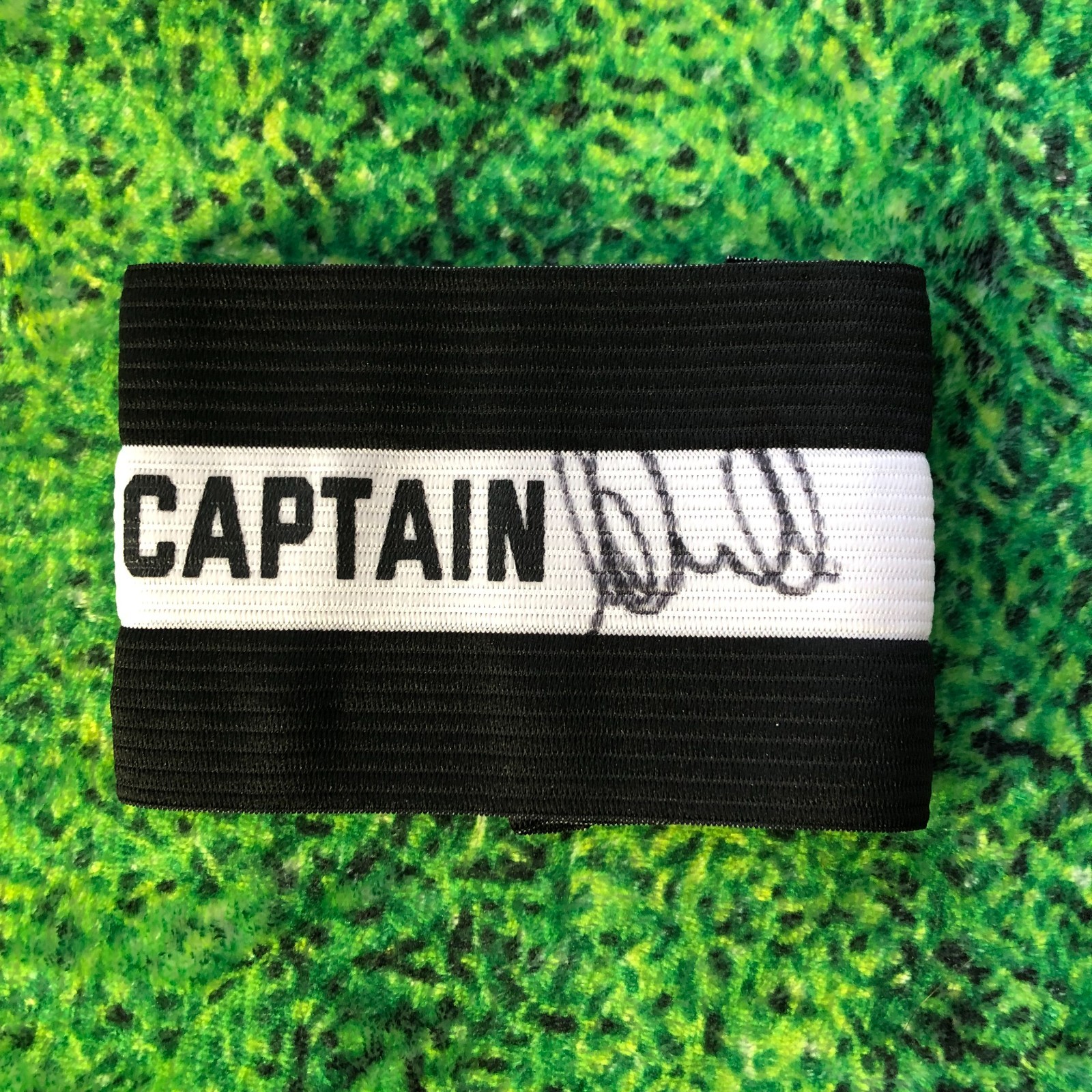 Andy Carrol Of England Newcastle Liverpool West Ham Signed Captains Armband wCOA for sale on Ebay