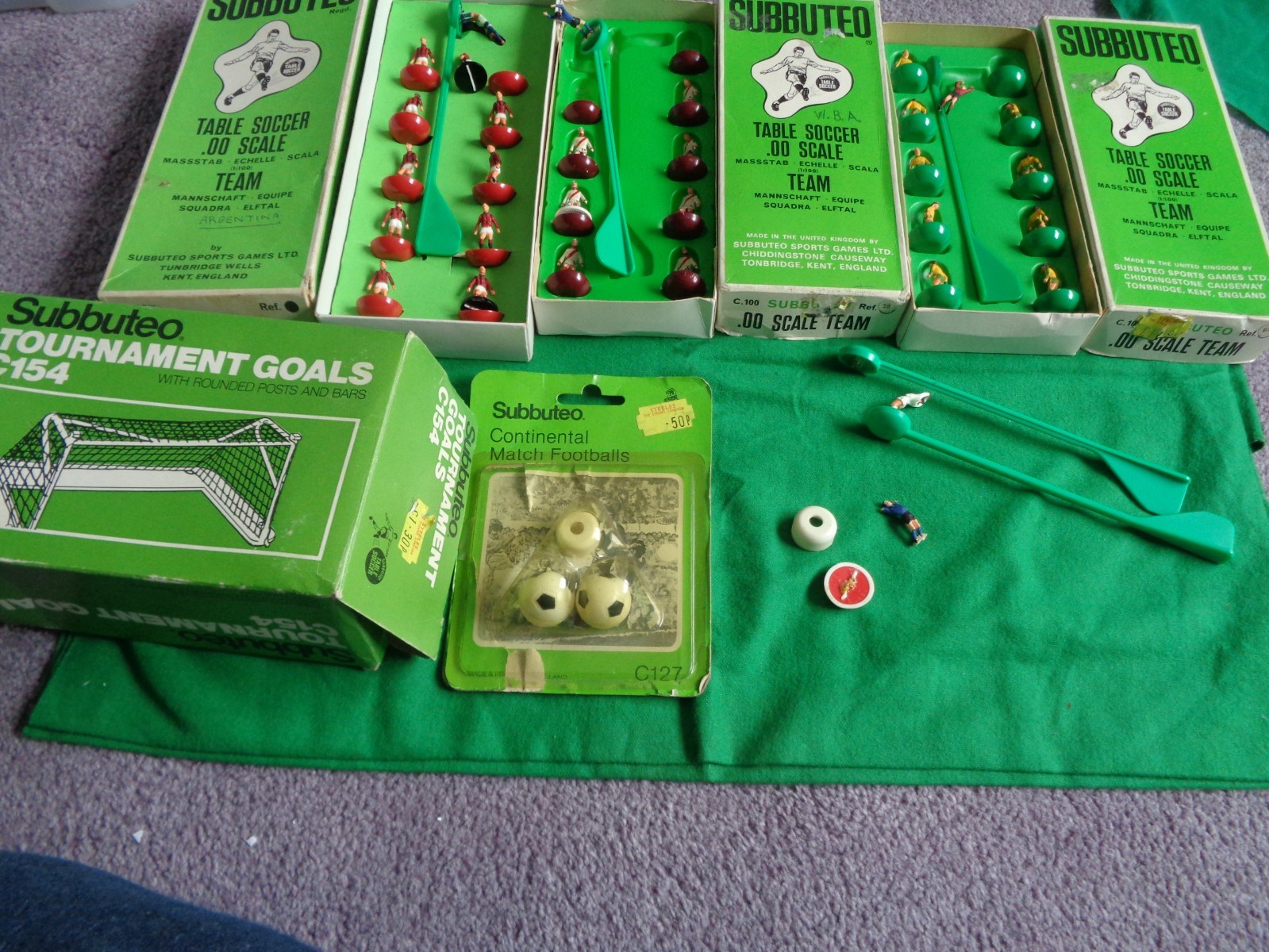 Vintage Subbuteo bundle. Used maybe spares and repairs for sale on Ebay