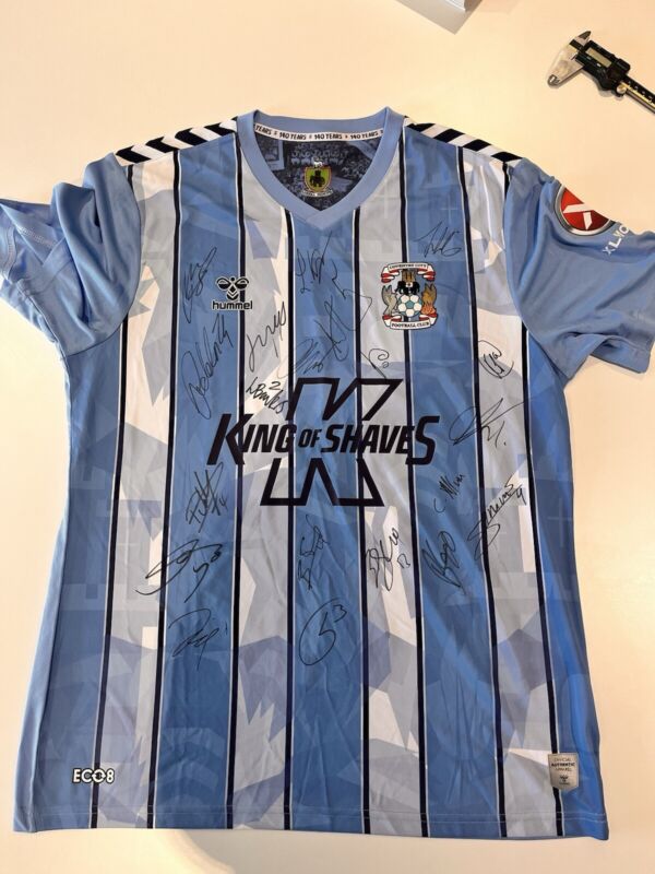 Signed Coventry City FC 2023/24 season for sale on Ebay