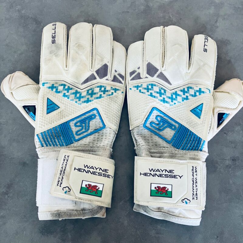 Rare Wayne Hennessey #1 Wales / Palace Sells Wrap Match Worn Goalkeeper Gloves! for sale on Ebay