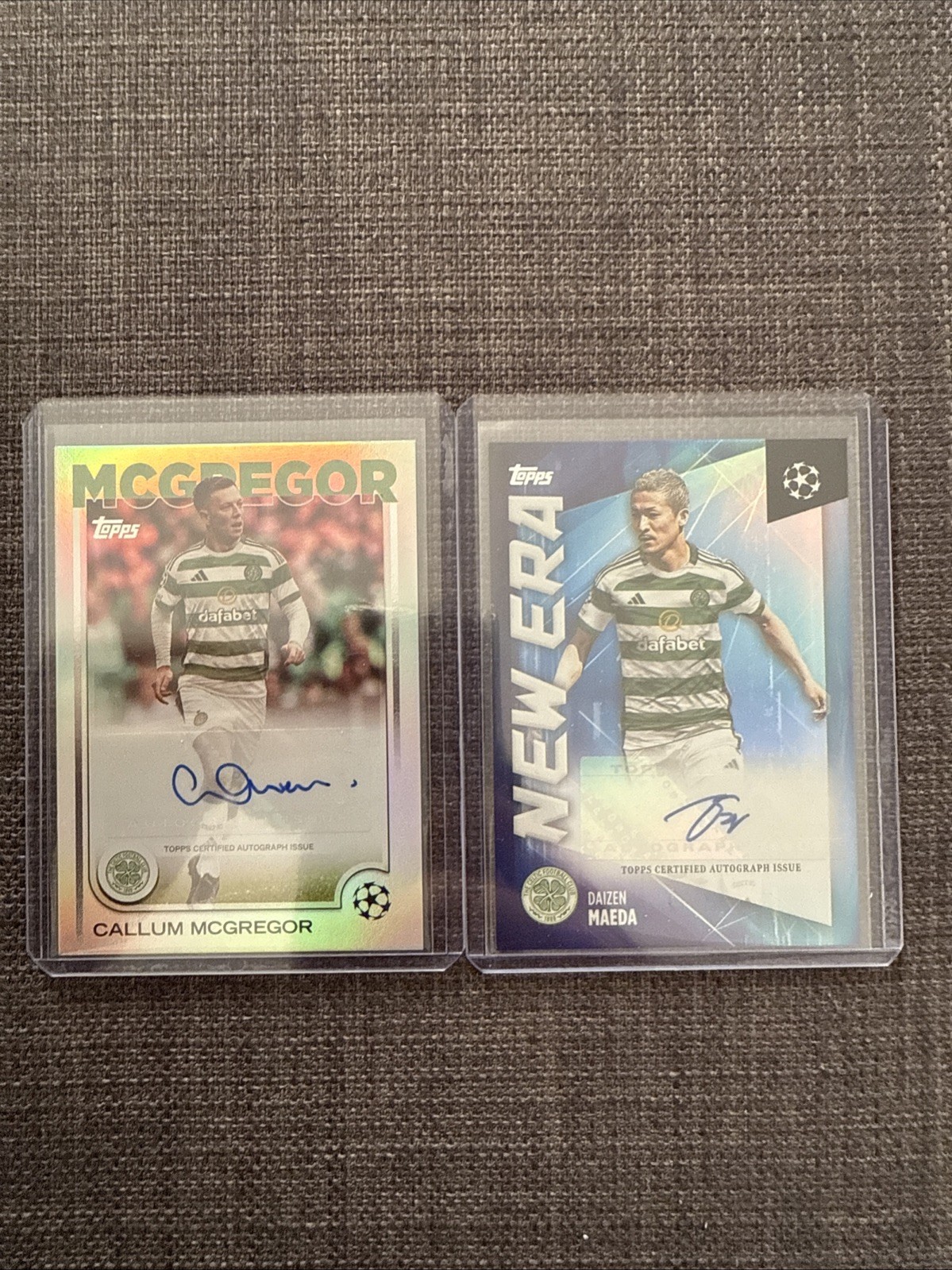 Topps Celtic Glasgow 24/25 Autograph Daizen Maeda & Callum McGregor for sale on Ebay