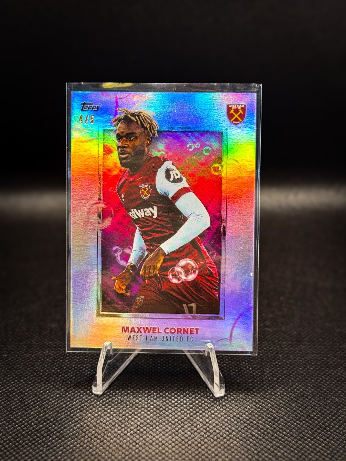 Topps West Ham Team Set | Maxwell Cornet 4/5 for sale on Ebay