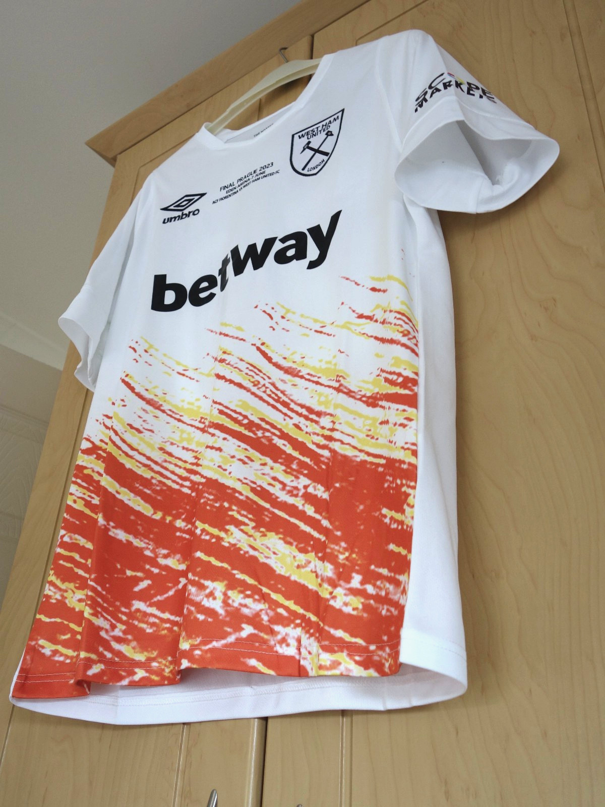 BNwT Official West Ham 3rd Shirt Europa Conference 22/23/Patches/Bowen #20 Large for sale on Ebay