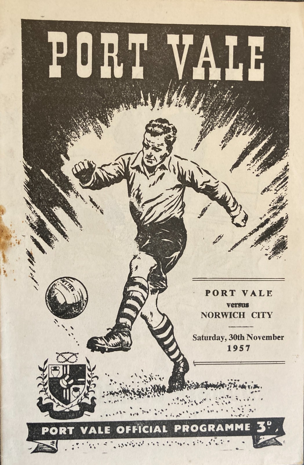 Port Vale v Norwich City Div 3 (S) 1957/58 for sale on Ebay