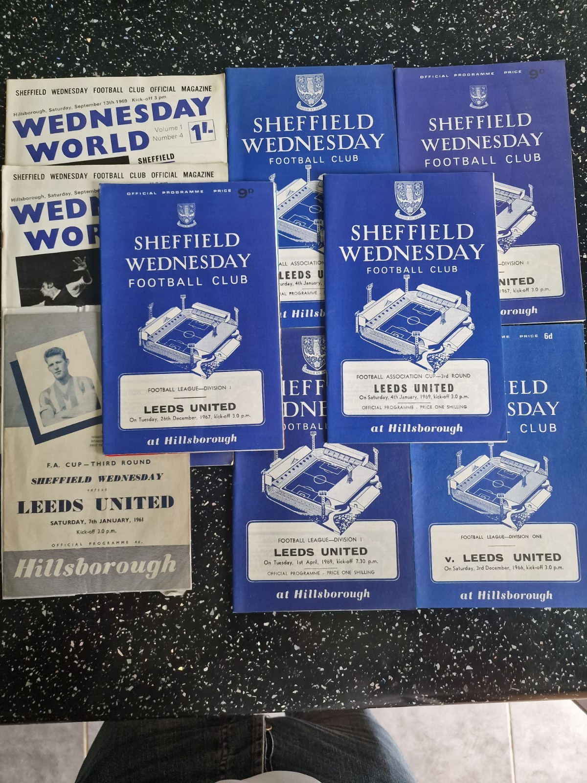 Collection of Sheffield Wednesday Football Programmes. for sale on Ebay