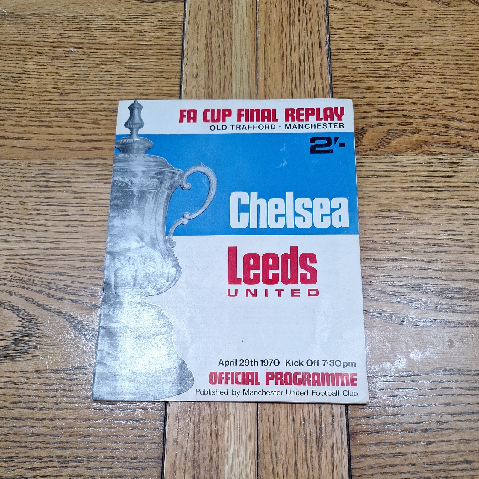 Chelsea v Leeds United  1979 FA Cup final Replay  for sale on Ebay
