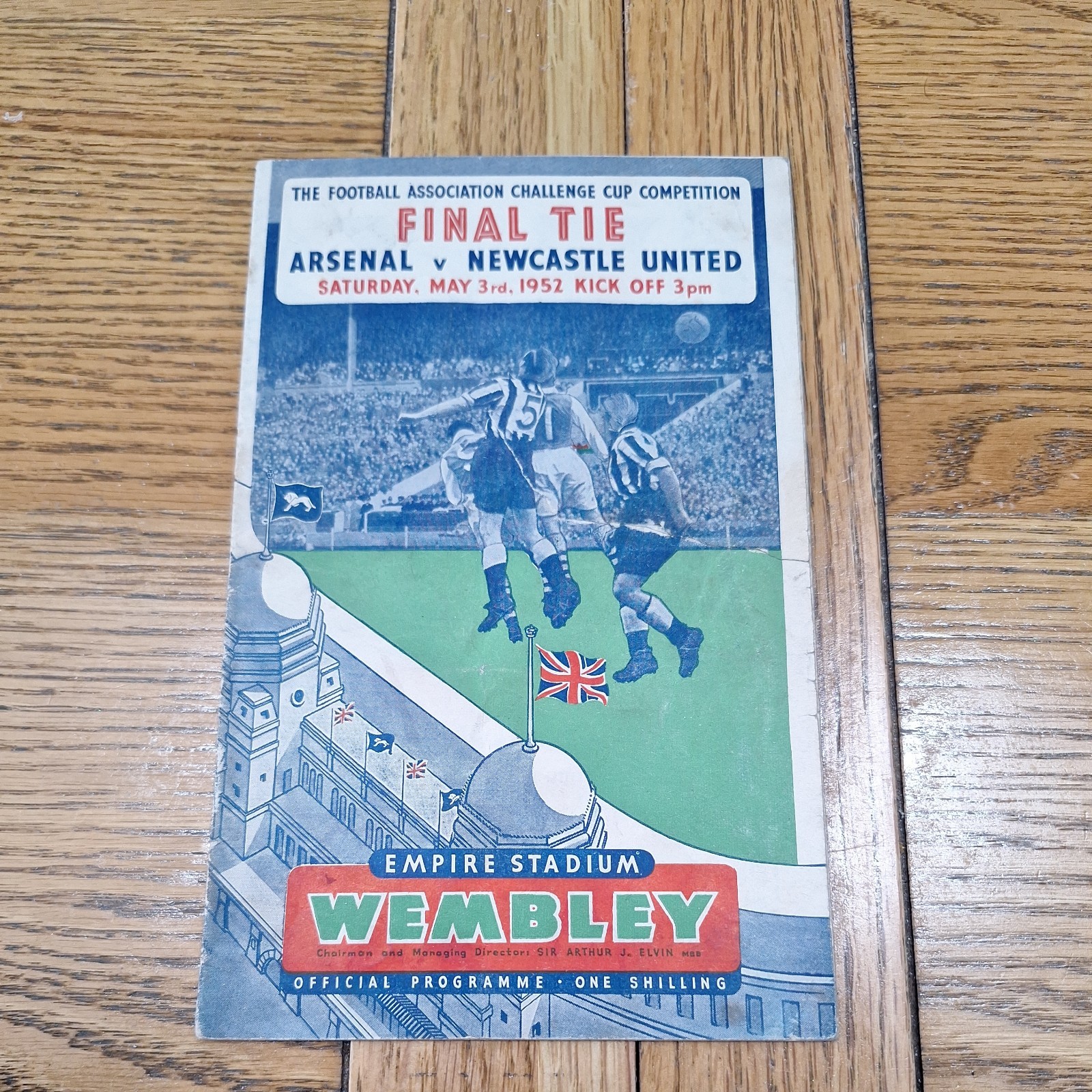 Arsenal v Newcastle 1952 FA Cup final  for sale on Ebay