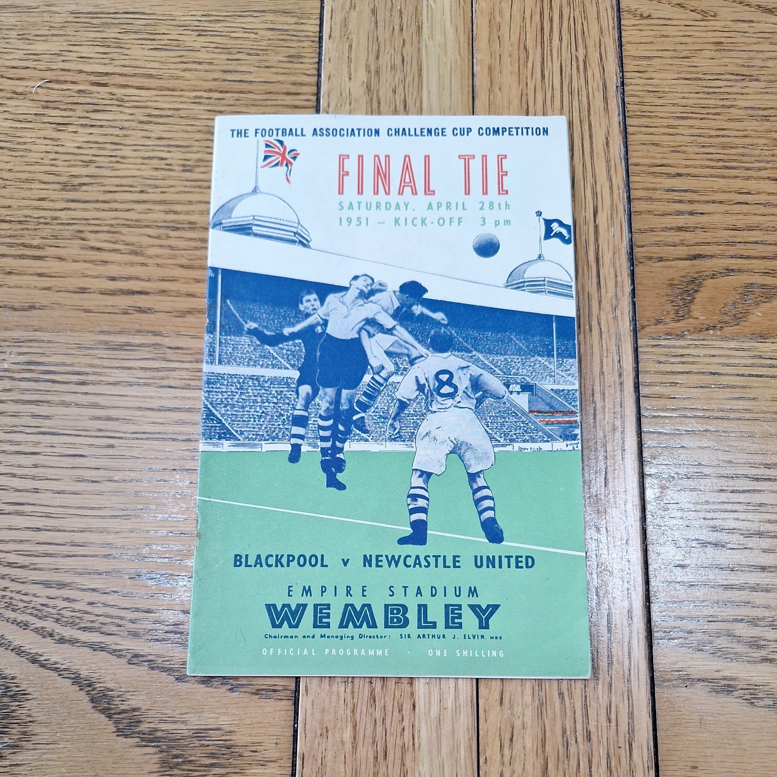 Blackpool v Newcastle United 1951 FA Cup final  for sale on Ebay