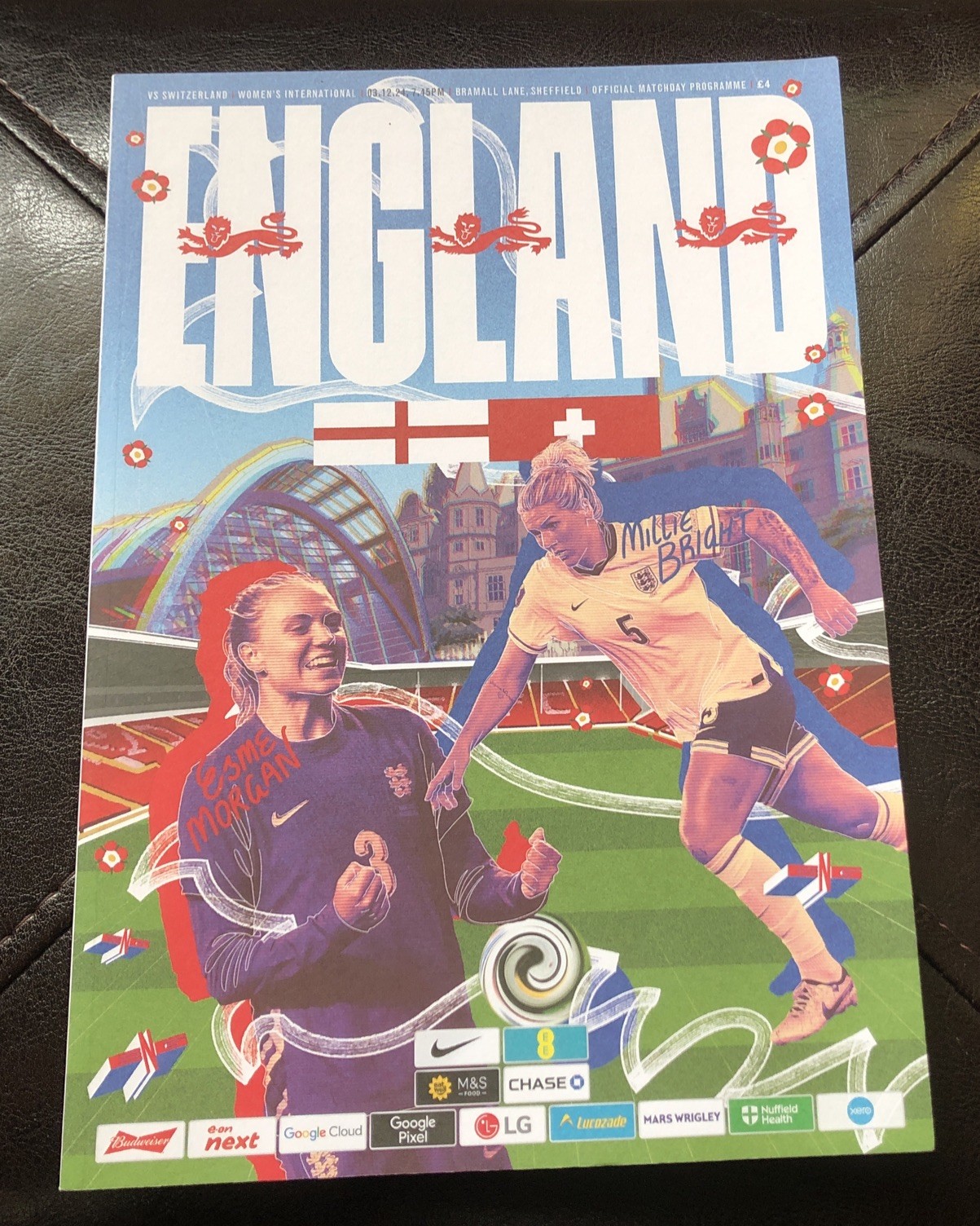 England v Switzerland 3/12/24 At Bramall Lane for sale on Ebay