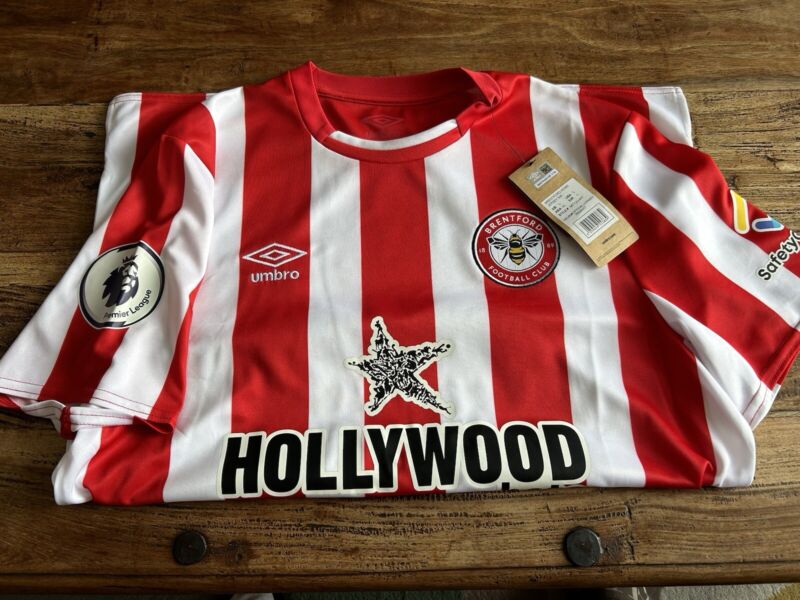 Brentford FC Home 2021/22 - Adult Large - ERIKSEN for sale on Ebay