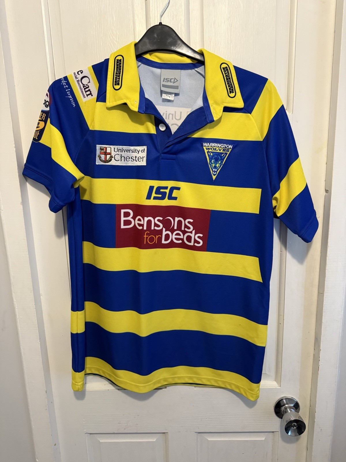 Isc Warrington Wolves T-shirt Size L for sale on Ebay