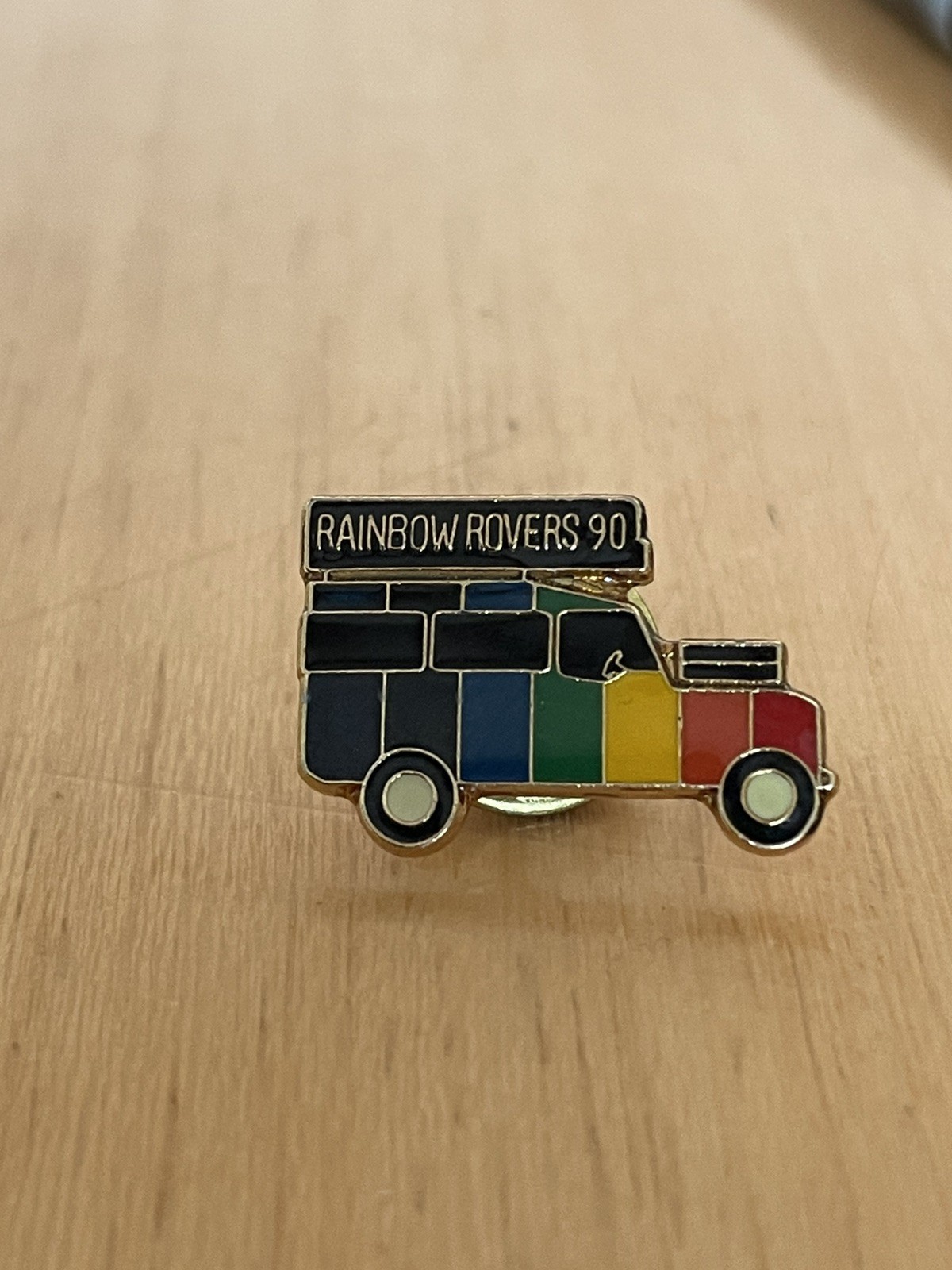 Rainbow Rovers 90 Pin Badge LGBT Football Club  for sale on Ebay