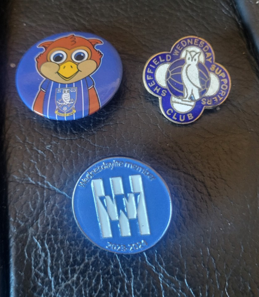 3 X Sheffield Wednesday Pin Badges Ozzie Owl Vintage Wednesdayite Member for sale on Ebay