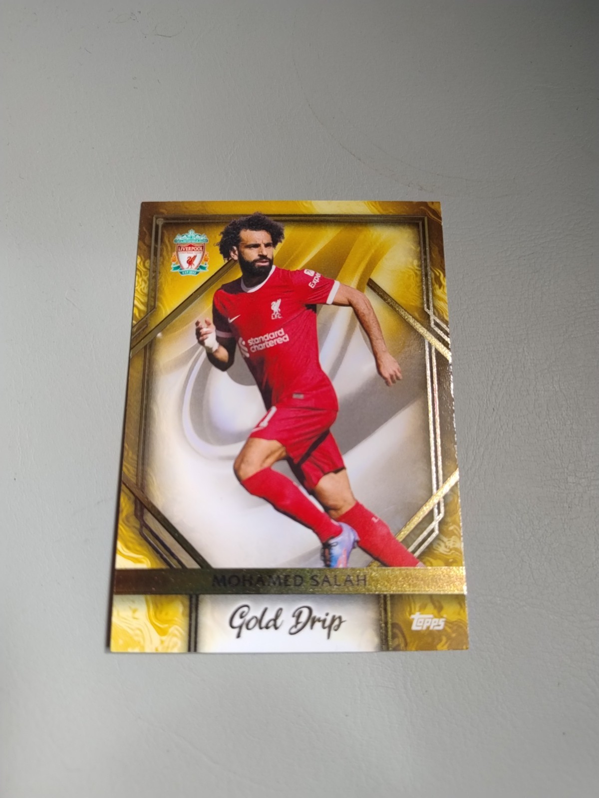Topps Liverpool Gold Drip And Other Cards Bulk Sale Mo Salah And Kenny dalglish! for sale on Ebay