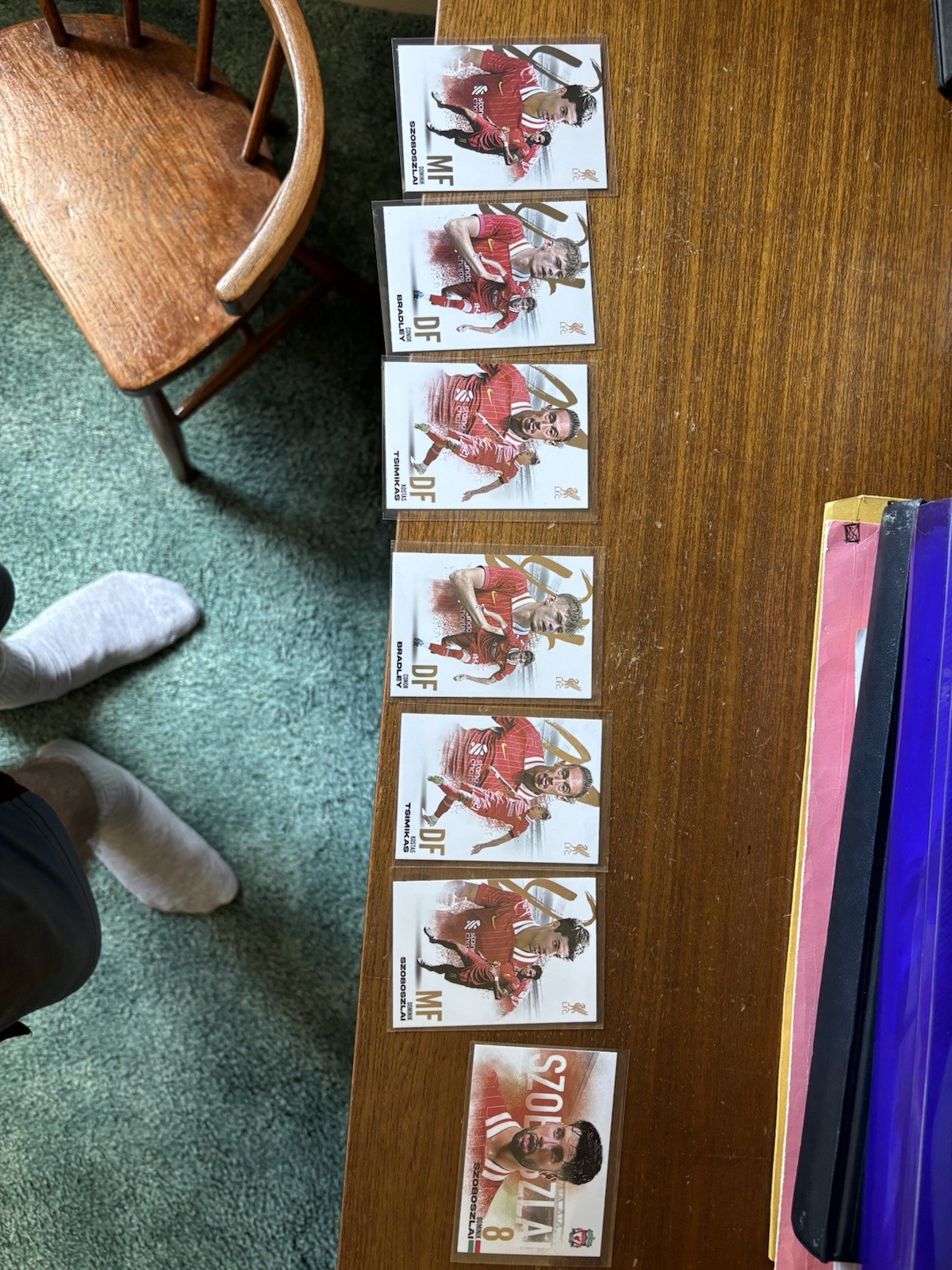 Futera Fx Liverpool 2025 Complete Base Cards for sale on Ebay