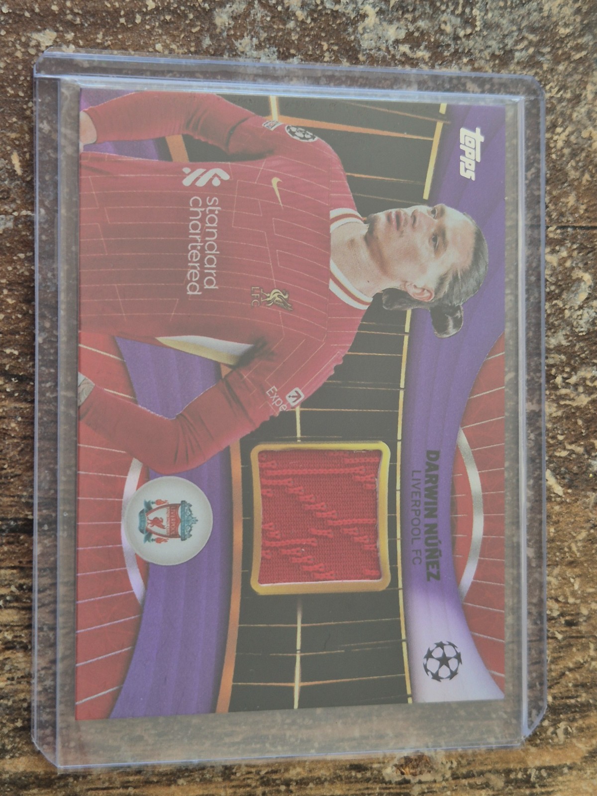 Darwin Nunez /299 Patch 2024-25 Topps UCC Flagship Relic Card Liverpool for sale on Ebay