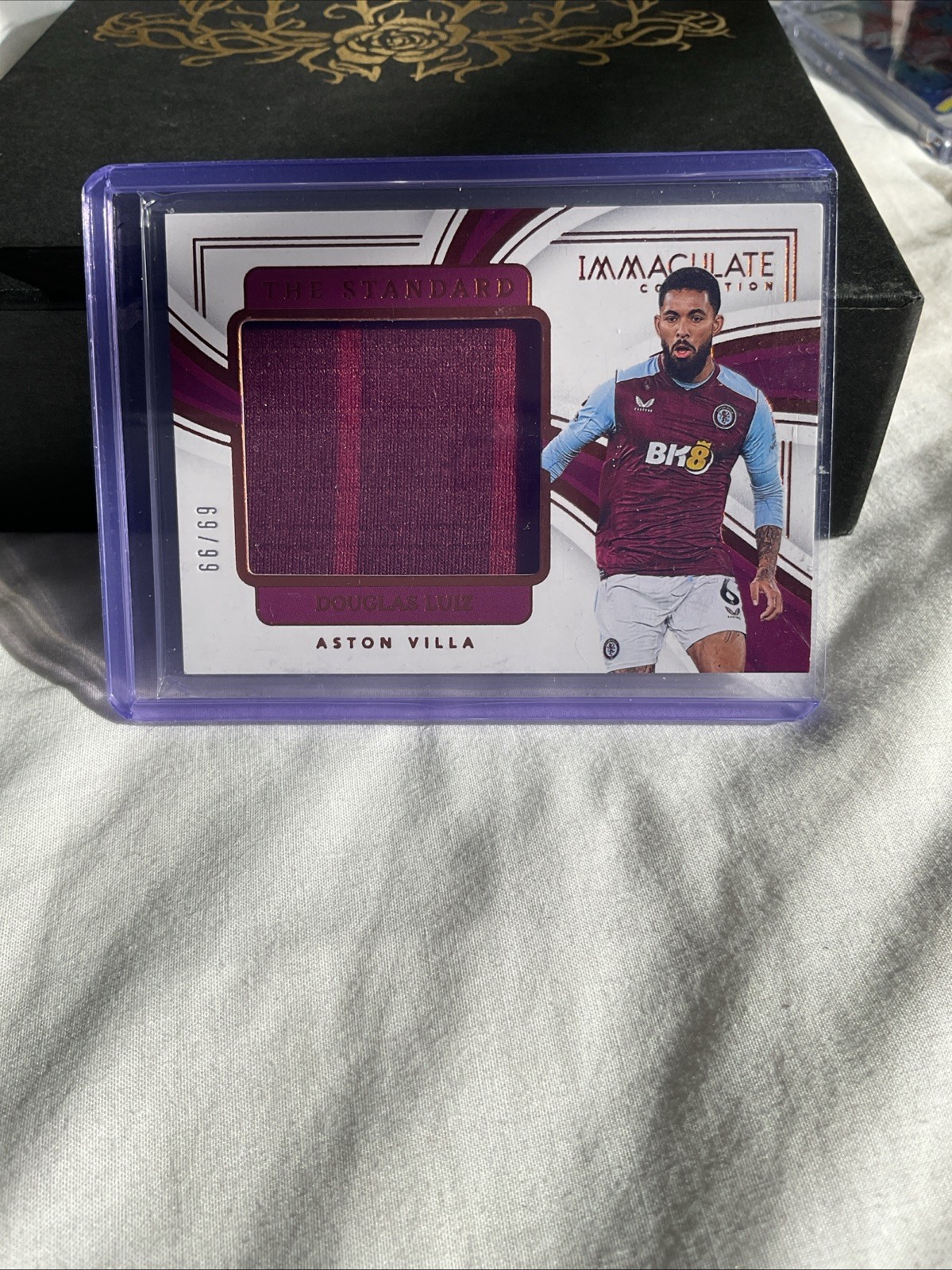 2023-24 Panini Immaculate Collection Douglas Luiz Patch Numbered /99 Aston Villa for sale on Ebay