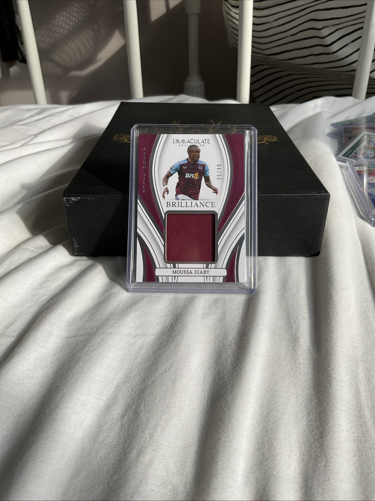 2023-24 Panini Immaculate Moussa Diaby Patch /49 Aston Villa for sale on Ebay