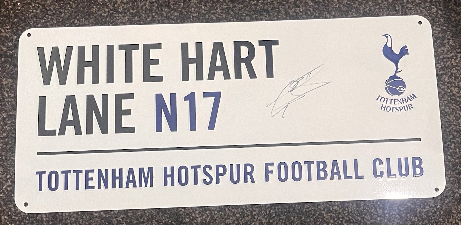 Tottenham Hotspur Signed Street Sign By Gareth Bale  wCOA for sale on Ebay