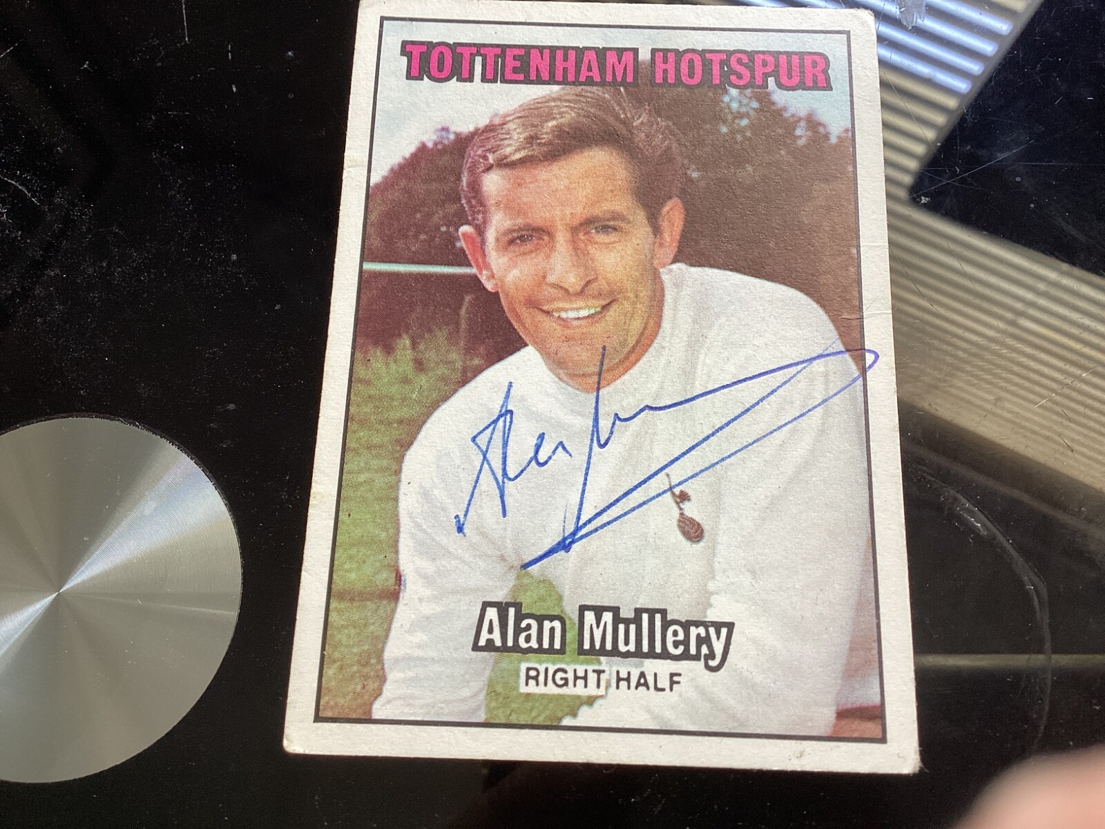 Tottenham Hotspur SIGNED A&BC Card Spurs Rare White Hart Lane Alan Mullery Capt for sale on Ebay