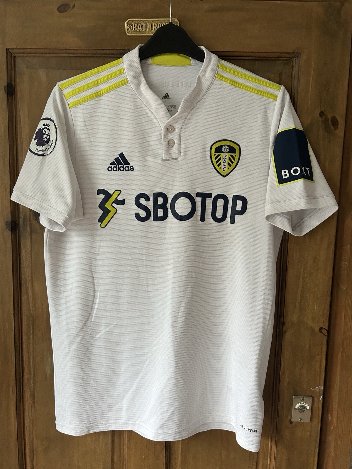 Leeds United AFC 2021/22 Adidas Home Football Shirt Adult Large 2022 - £3 for sale on Ebay