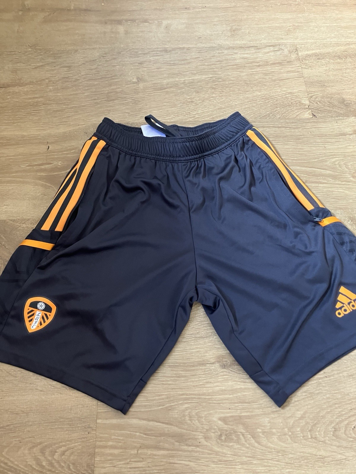 Adidas Leeds United XS Training Shorts Navy Adults for sale on Ebay