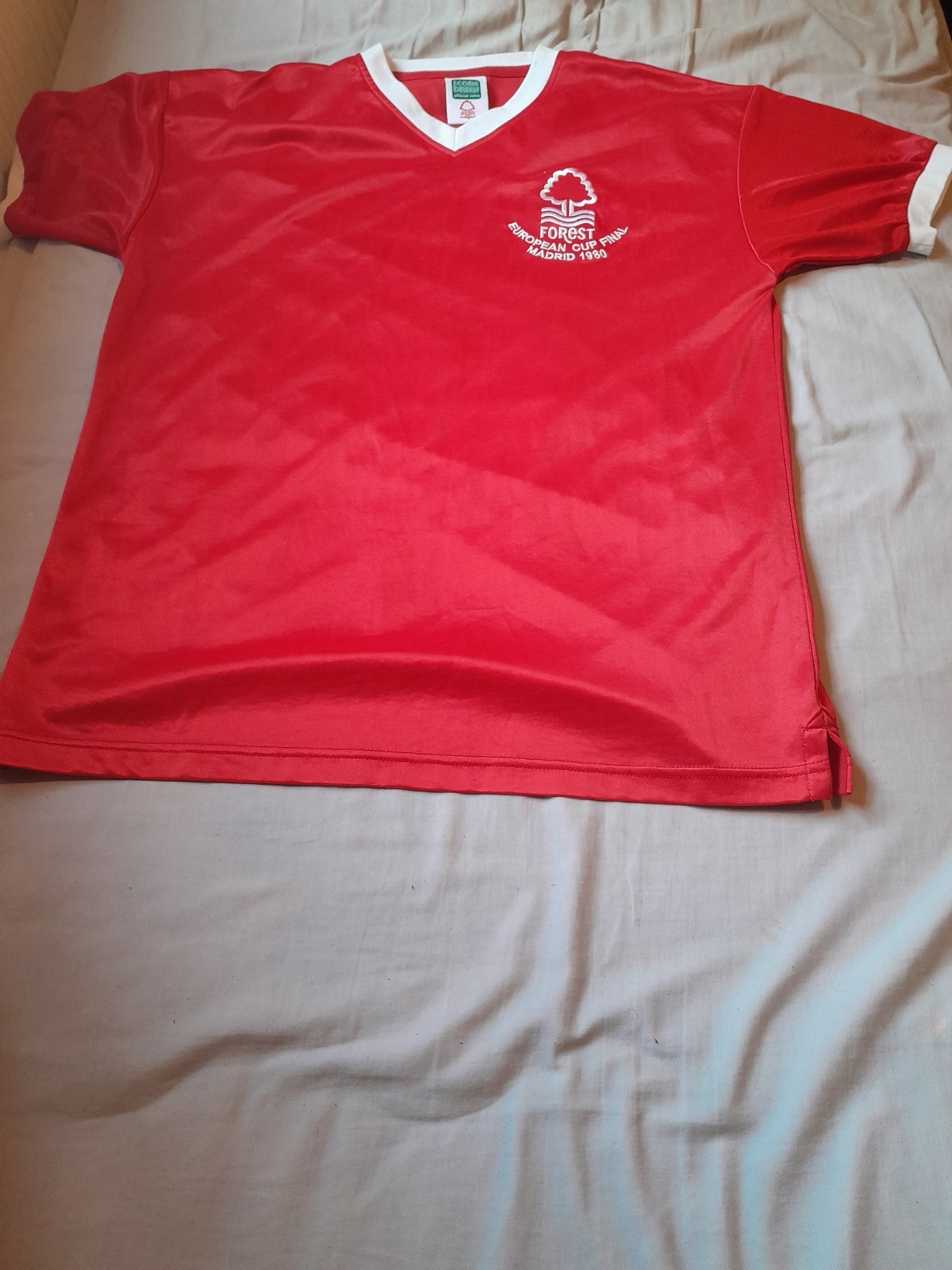 Nottingham Forest European Cup Score Draw Shirt for sale on Ebay