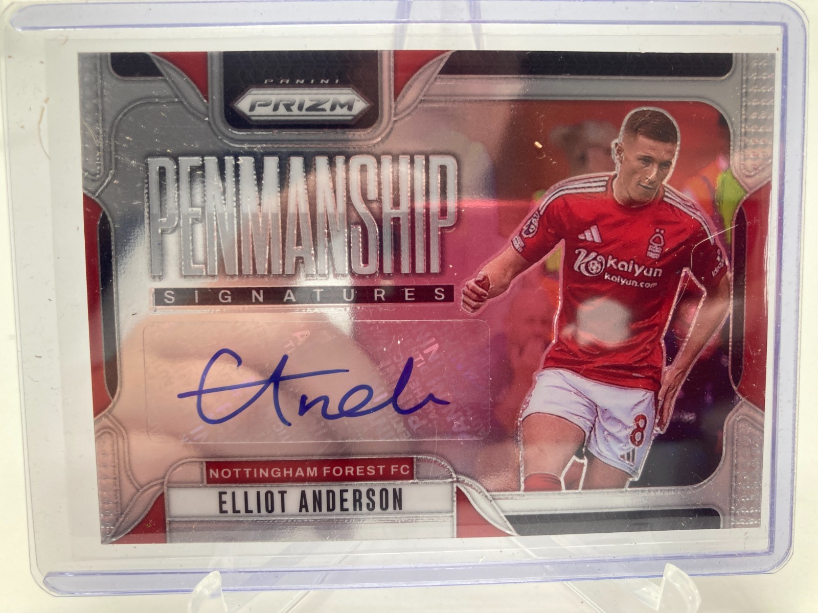 PANINI PRIZM PREMIER LEAGUE 24/25 ELLIOTT ANDERSON NOTTS FOREST PENMANSHIP AUTO for sale on Ebay