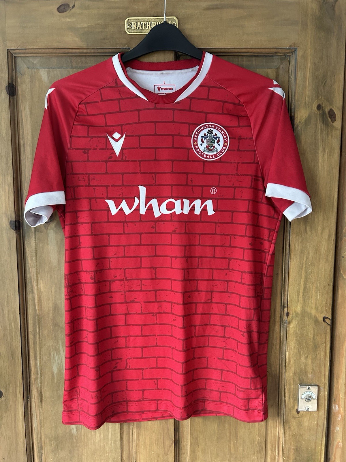 Accrington Stanley FC 2023/24 Match Worn Player Issue Home Football Shirt  for sale on Ebay