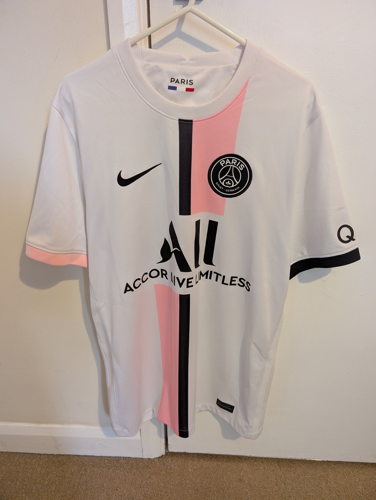 Messi PSG 21/22 Away Football Shirt Small Men’s for sale on Ebay