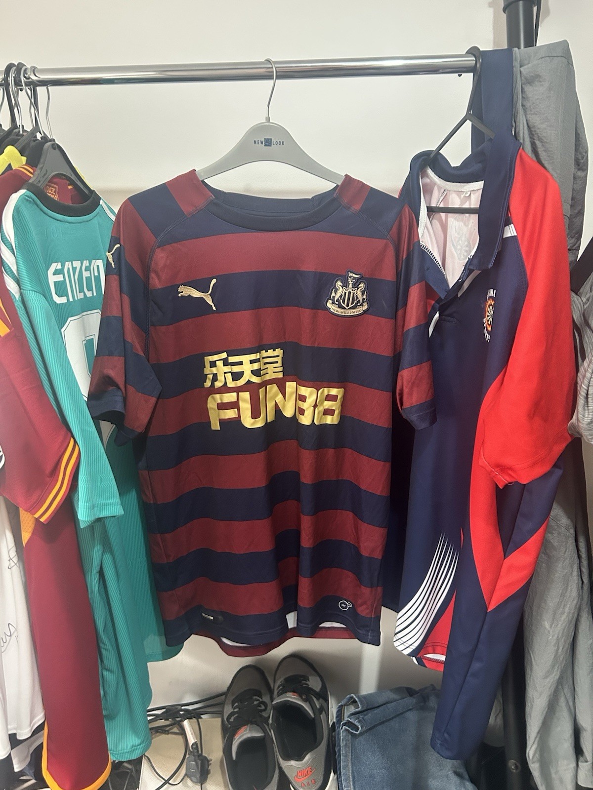 Newcastle United Football Shirt Puma Large Away Shirt Kit 2018 2019 for sale on Ebay