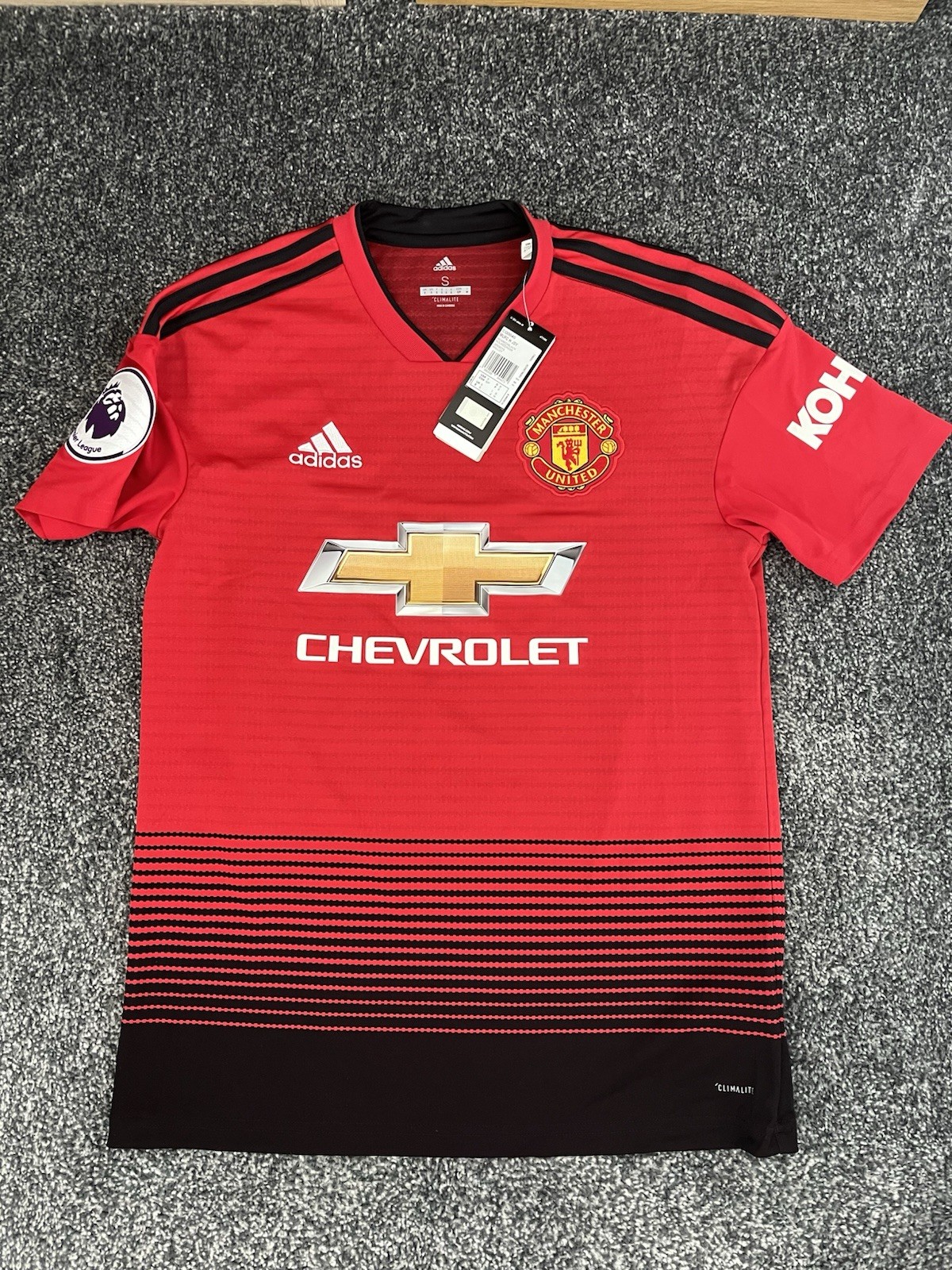Manchester United 18/19 Home Shirt, Shaw 23, Size Small Men’s, Tags Attached for sale on Ebay