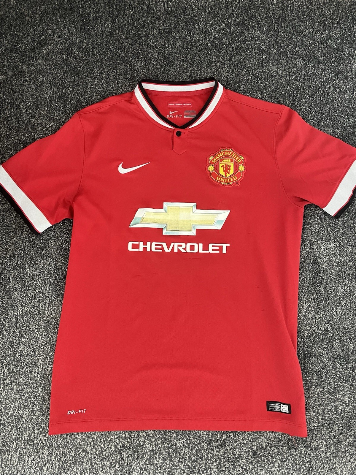 Manchester United 14/15 Home Shirt, Size Large Men’s  for sale on Ebay