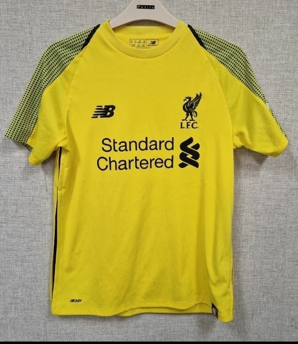 Liverpool Football Club New Balance Shirt Size Large Boys for sale on Ebay
